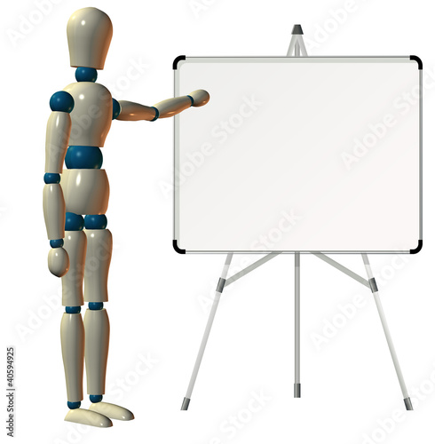 Teaching on white board