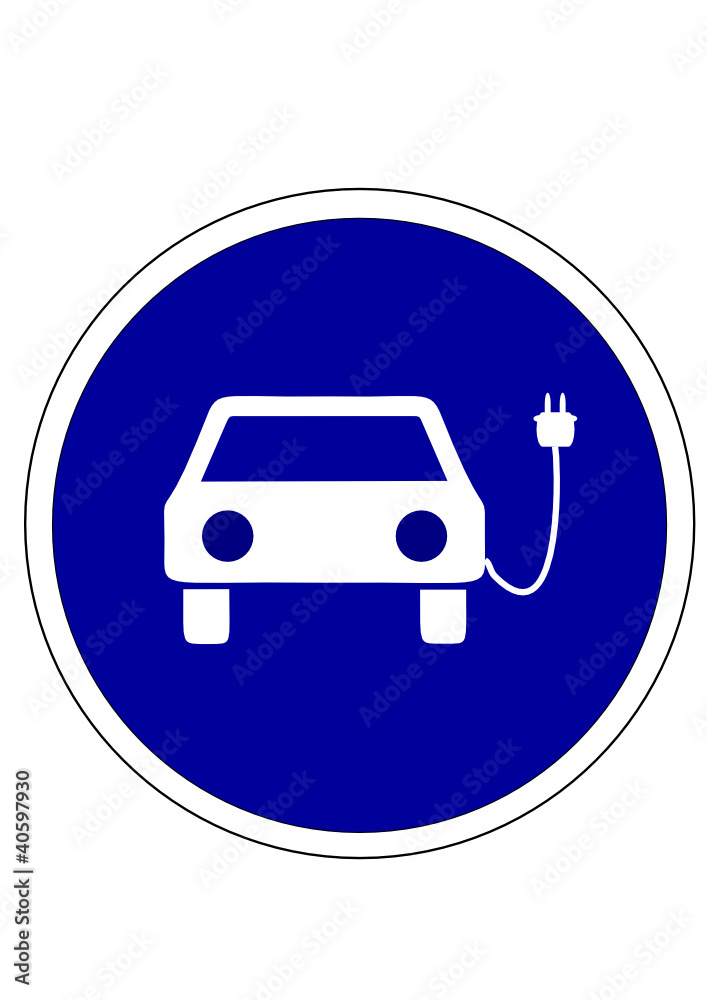 Schild:Elektroauto