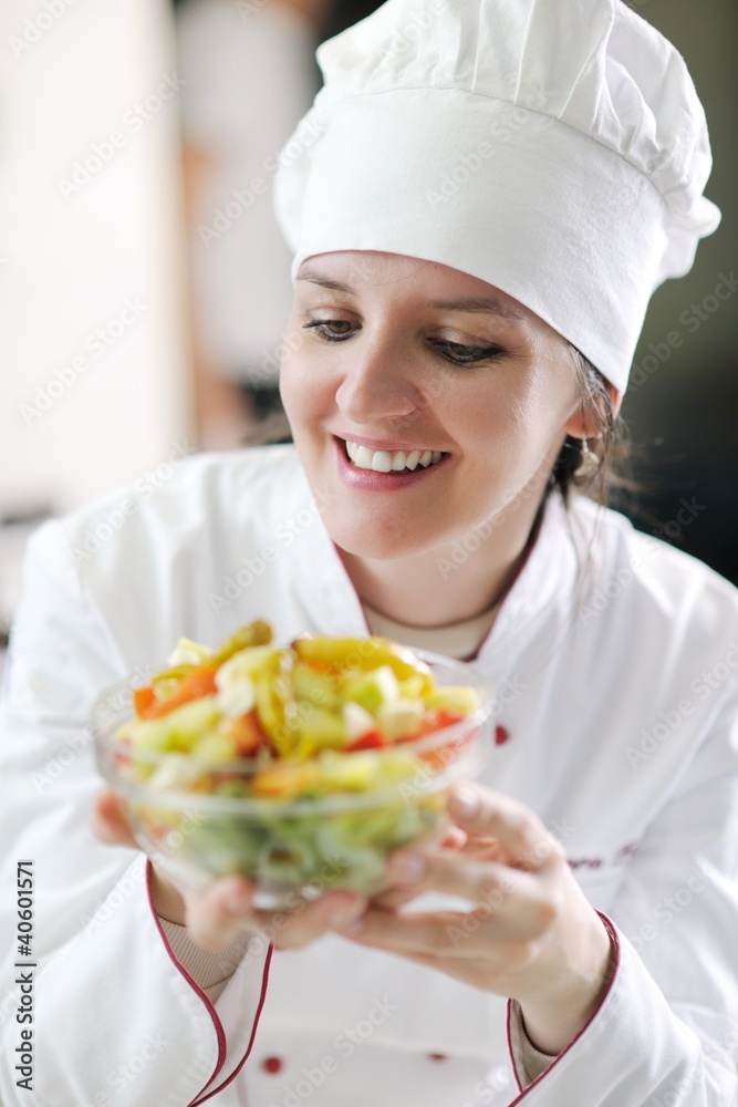 chef preparing meal