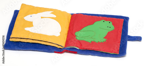 soft baby book with animals