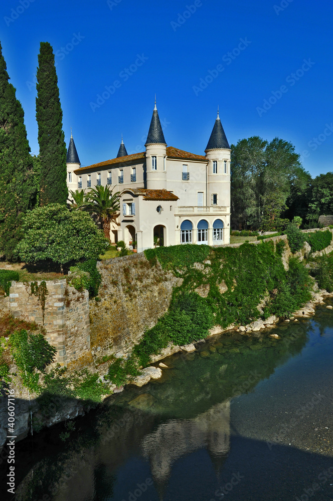 Castello di Cabezac, Bize - Linguadoca, Francia
