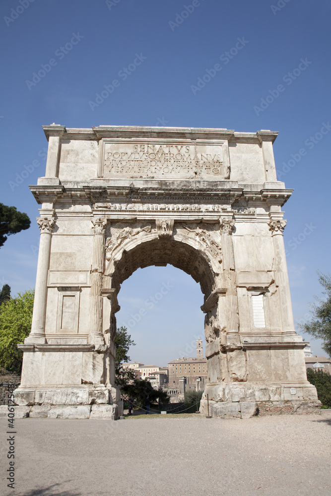 Fototapeta premium Rome - Titus triumph arch