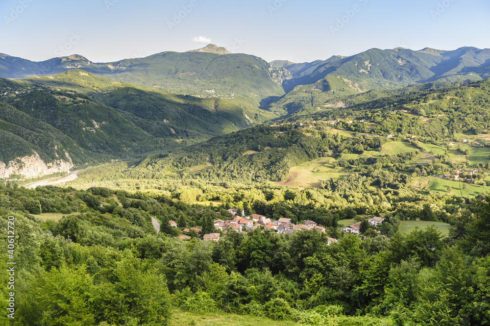 Landscape in the Appennino