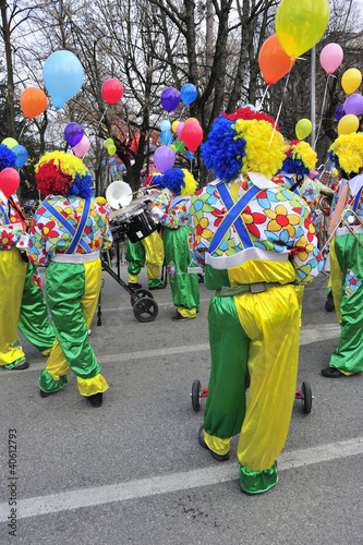Marching Band for carnival in Cento, Italy