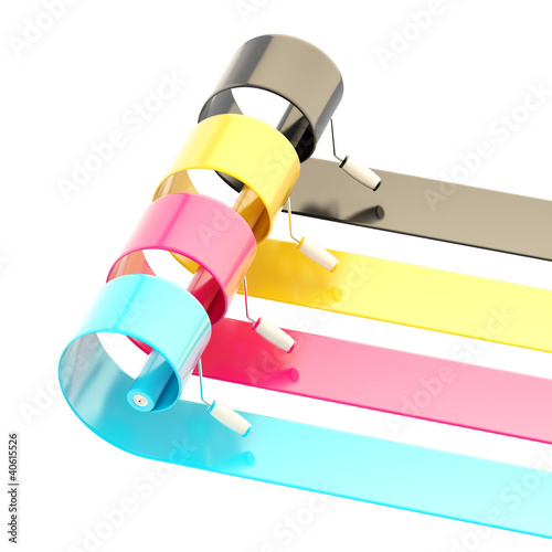 Glossy paint rollers with s...