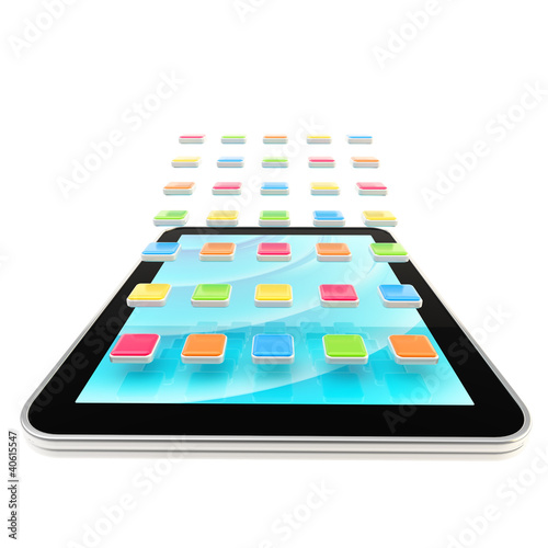 Mobile pad computer with ap...