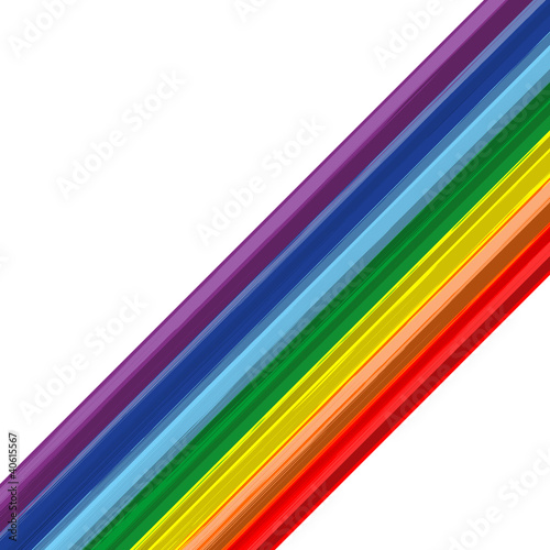 Art rainbow abstract stroke vector background