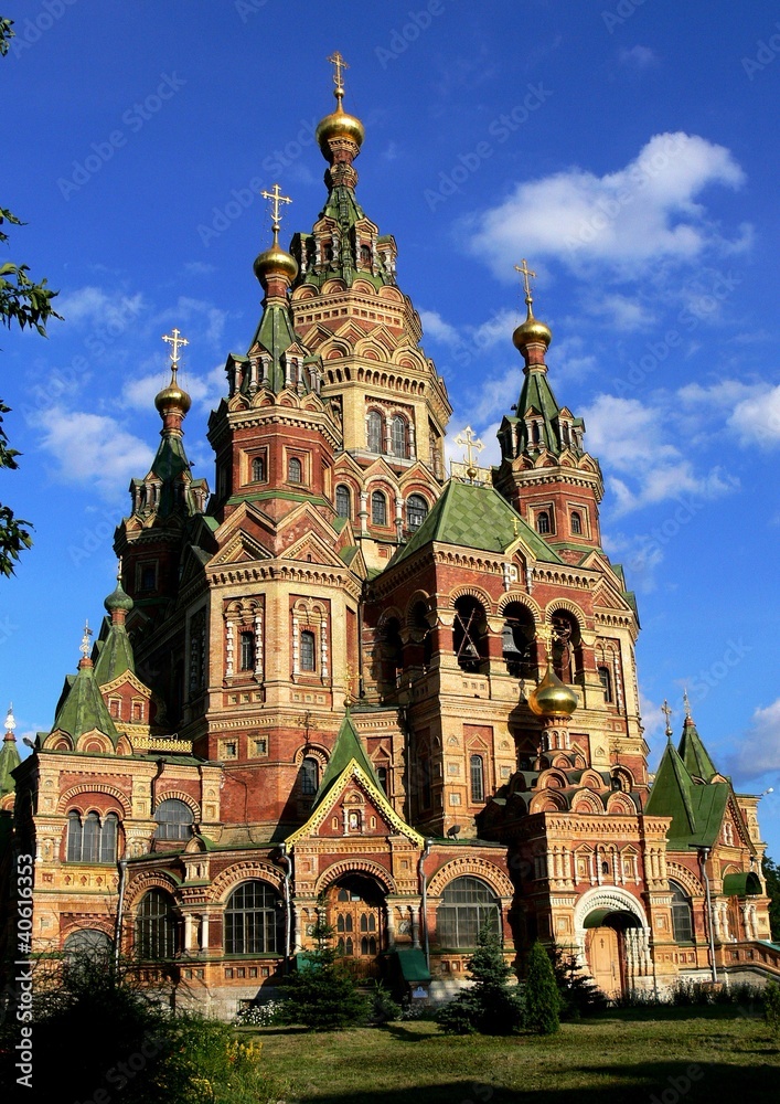 Saint Petersburg, cathedral Saints Peter and Paul near Peterhof
