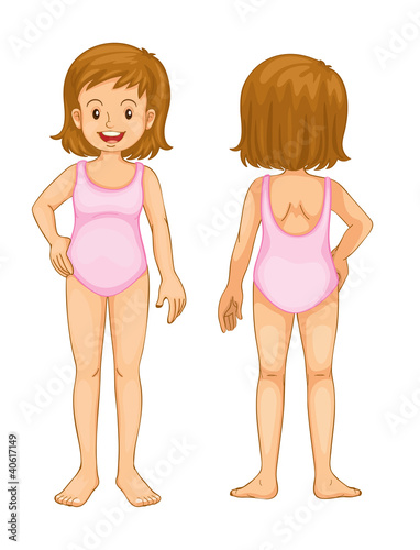 young girl body parts