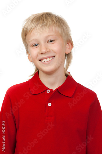 Portrait of a boy aged 10 years