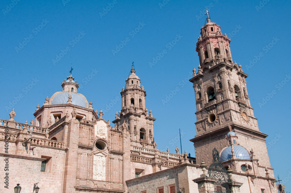 Morelia Cathedral, Michoacan (Mexico)
