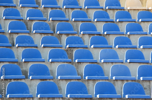 grandstand at the stadium