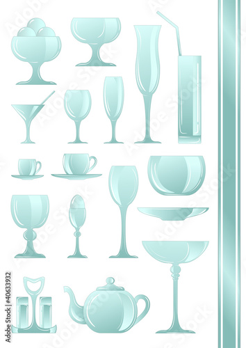 Collection of icons for coffee shop. Set. 2