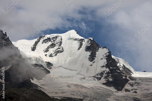 Glacier the peak of Gran Paradiso