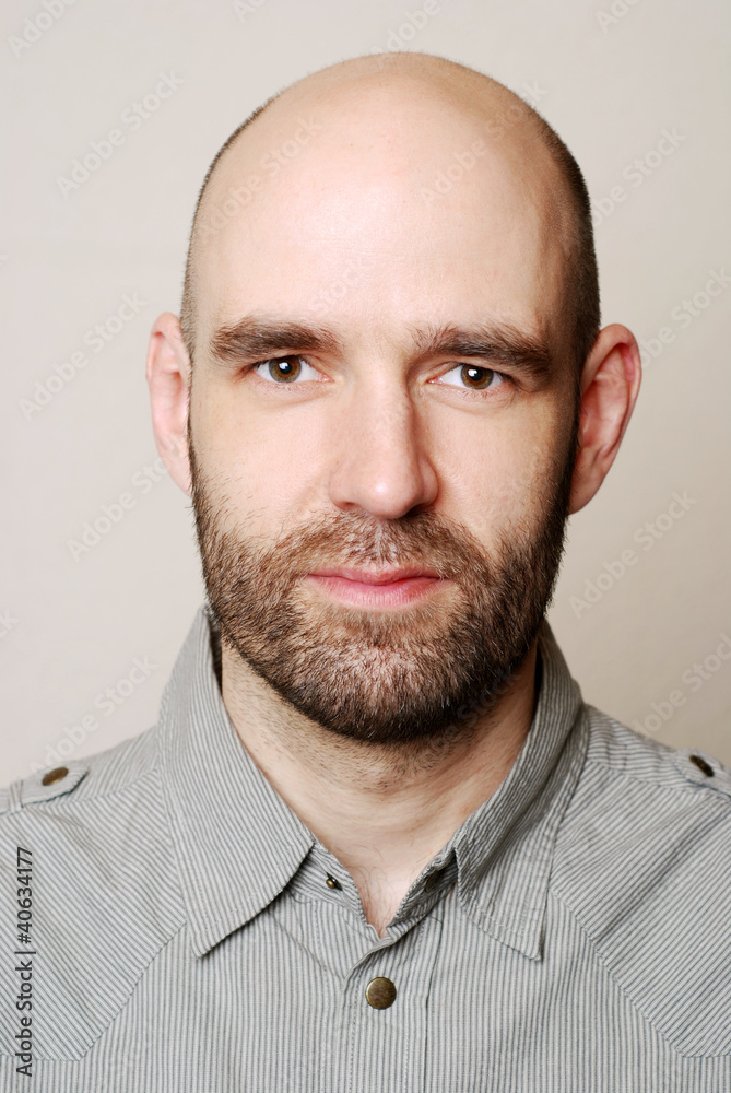 Fototapeta premium Lachender Mann