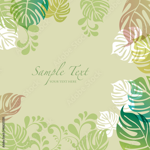 monstera background