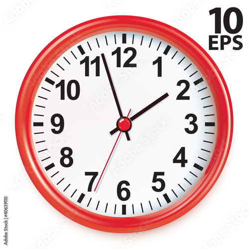 Clock. Vector illustration