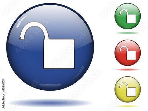 Unlock icon set
