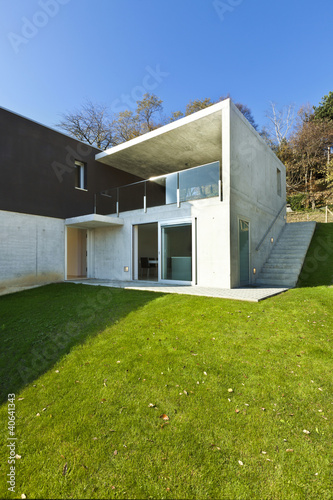 beautiful modern house, outdoor