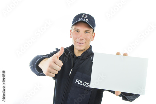 Polizei in Uniform