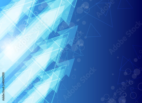 blue arrow abstract background