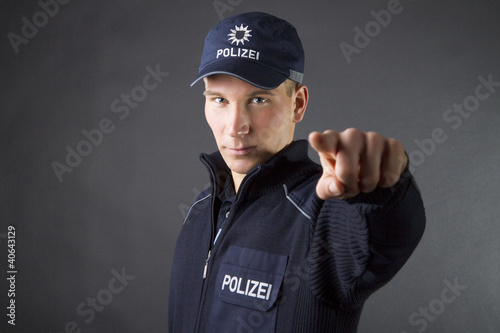 Polizei in Uniform