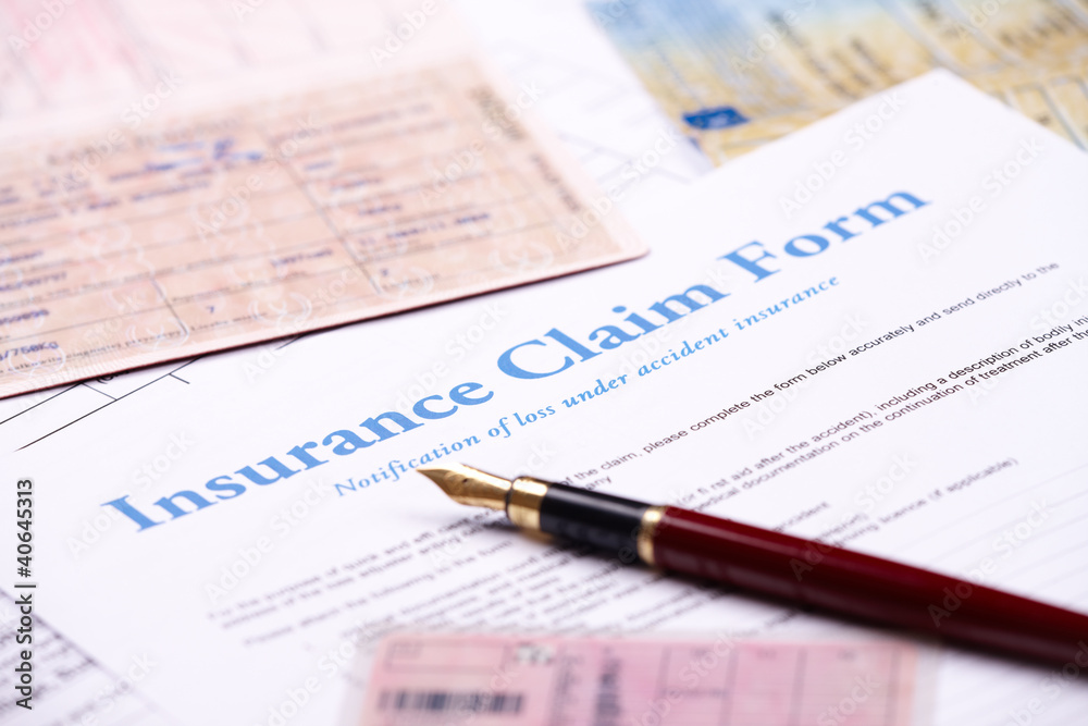 Blank insurance claim form Blank insurance claim form