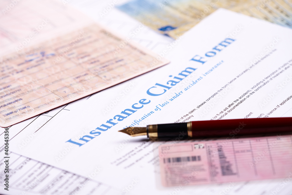 Blank insurance claim form Blank insurance claim form