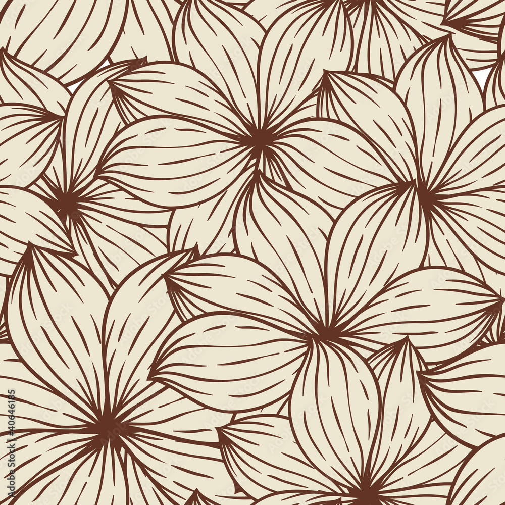 Seamless texture of abstract flowers. Vector background. Seamless texture of abstract flowers. Vector background.