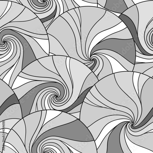 Seamless texture of abstract flowers. Vector background.