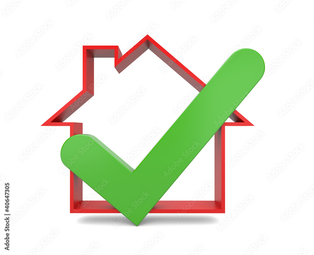 Home inspection. Success metaphor Home inspection. Success metaphor