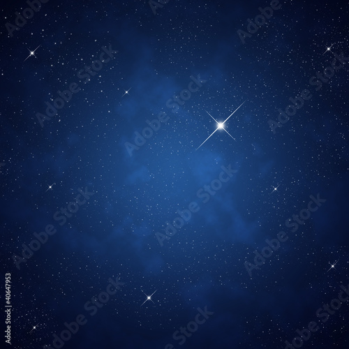 Star on sky night