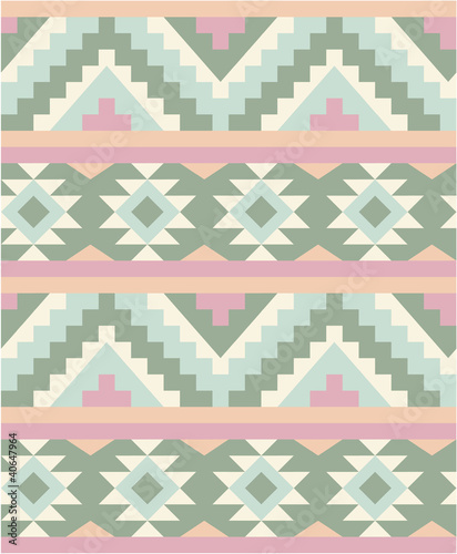Seamless pattern in navajo style 2