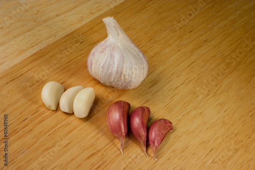 Garlic on Breadboard - 6