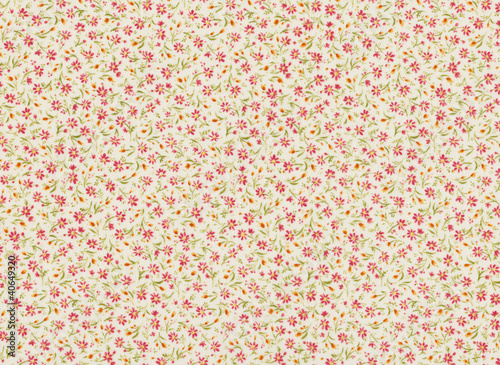 フラワープリント　布