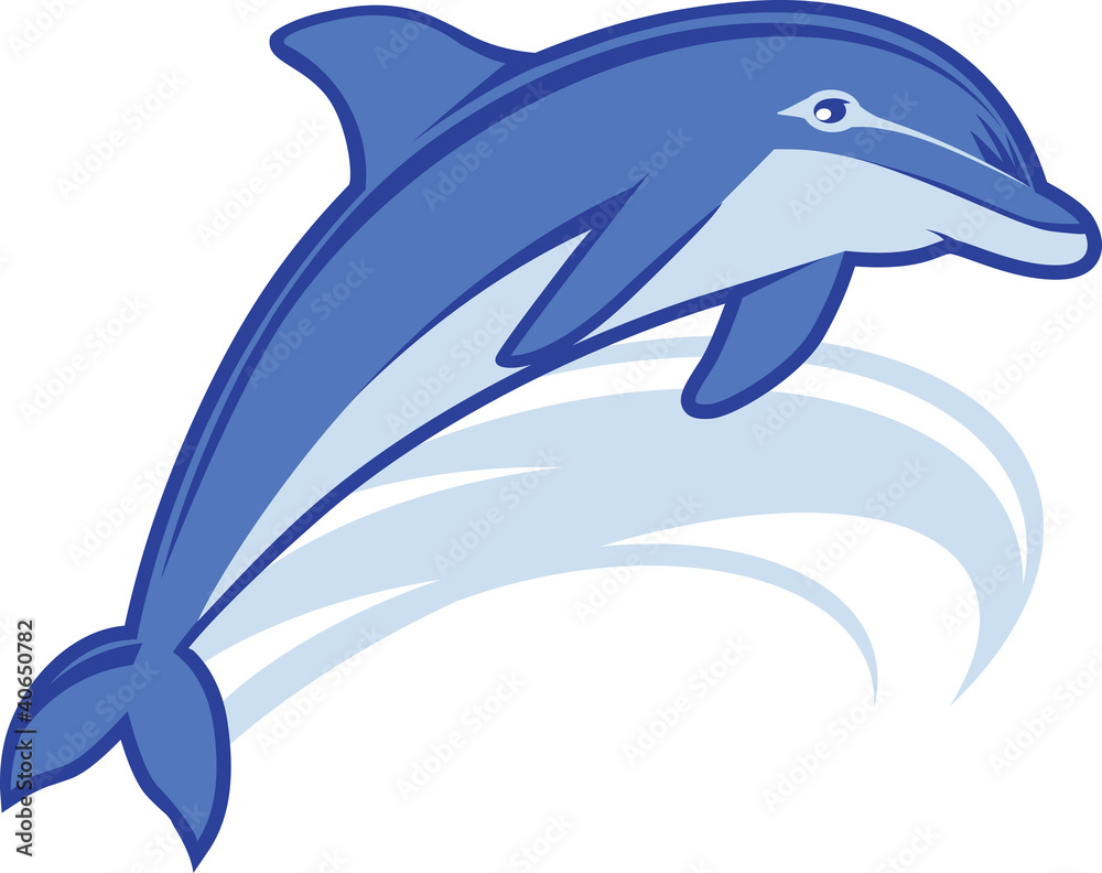 Obraz premium Dolphin Mascot