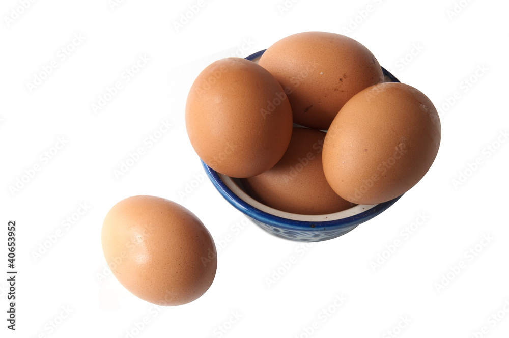 Bowl of fresh eggs Bowl of fresh eggs