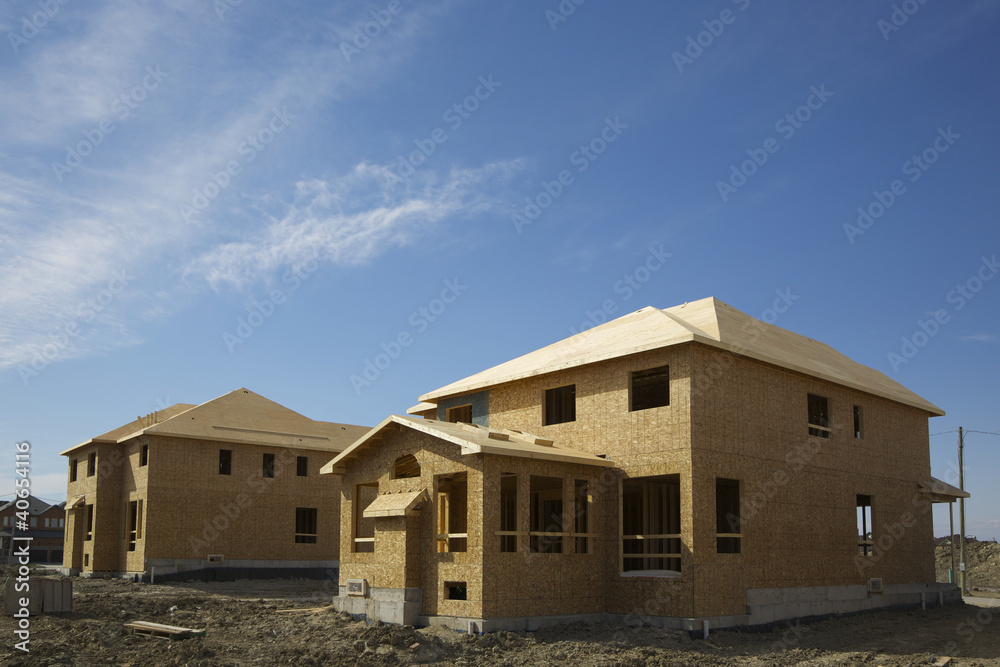 Houses Under Construction