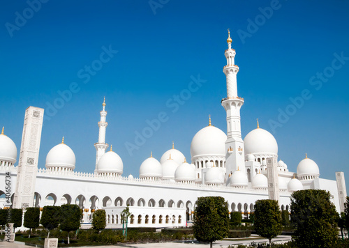 Sheikh Zayed mosque in Abu Dhabi