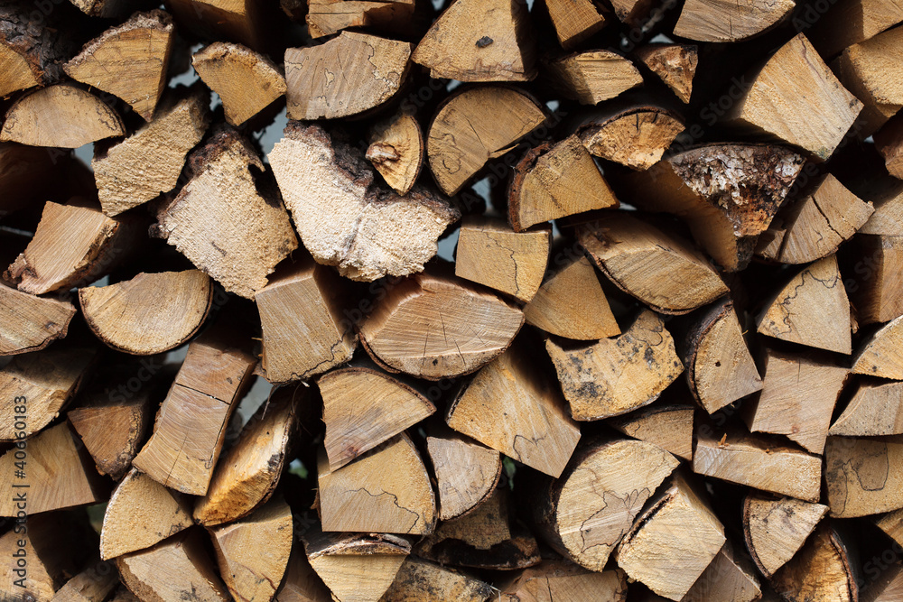 Stacked wood Stacked wood