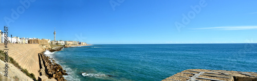 Panoramica del paseo maritimo de Cádiz