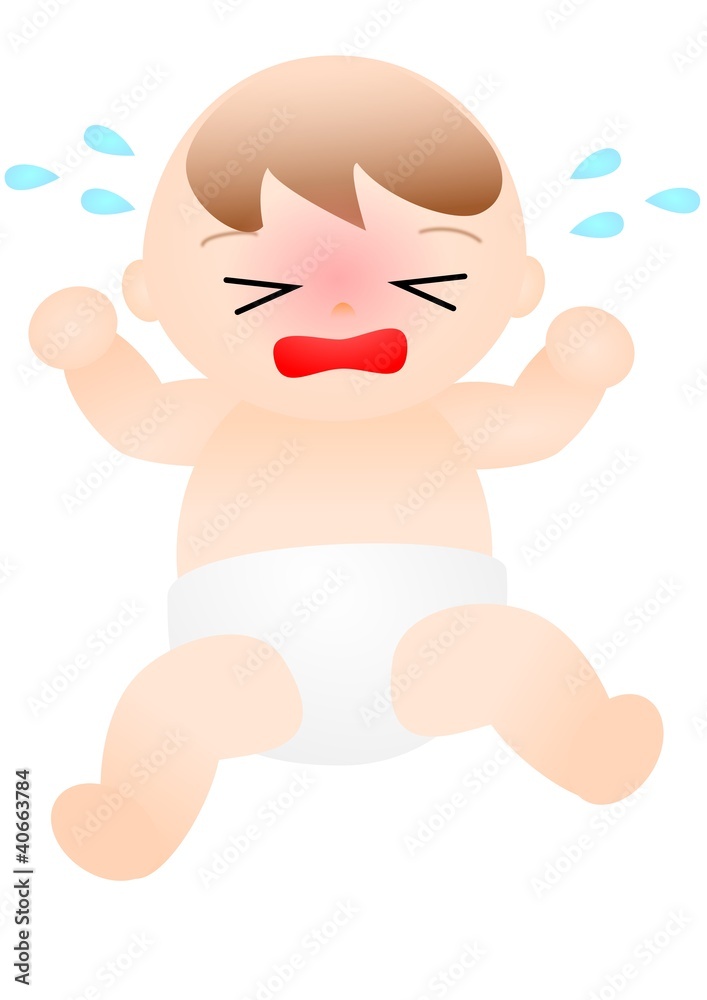 泣いている赤ちゃん 泣いている赤ちゃん
