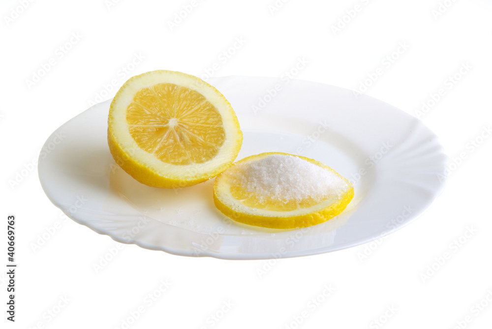 Limon on a plate