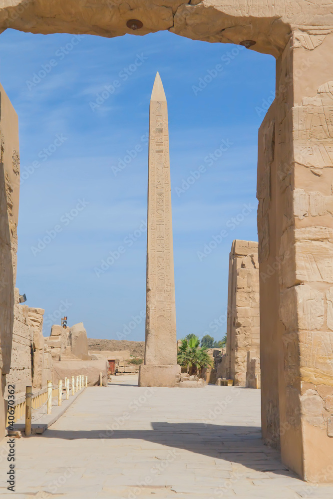 Obelisk of Queen Hatshepsut in Karnak temple