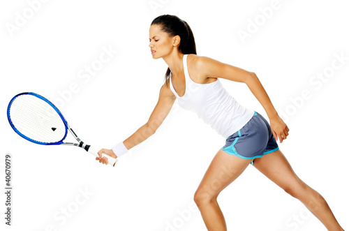 tennis stroke woman © Daxiao Productions