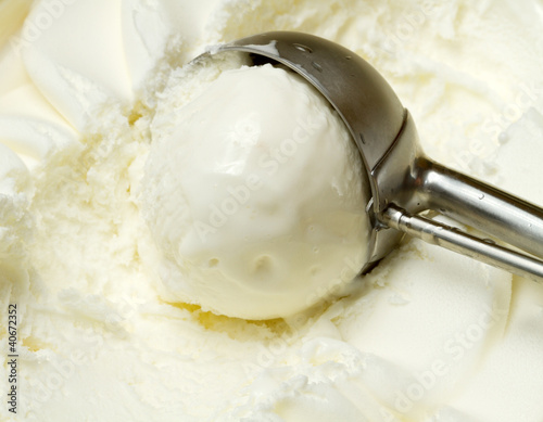 vanilla ice cream photo