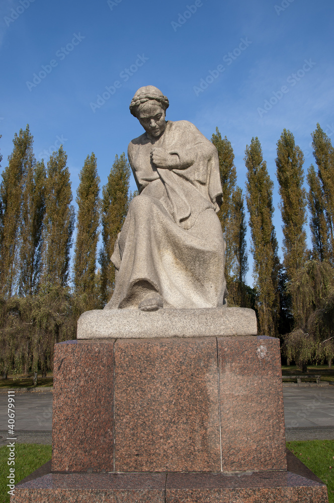 Motherland statue. Berlin, Germany