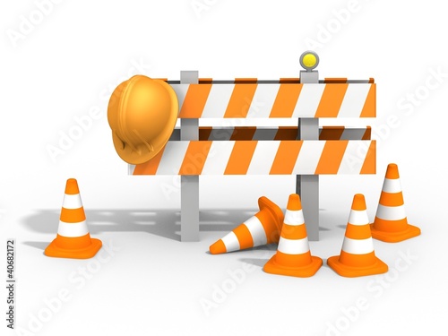 Signalisation d'un chantier