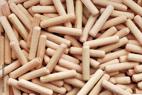Принти на полотні wooden dowels