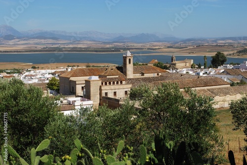 View of town, Bornos, Andalusia, Spain © Arena Photo UK photo